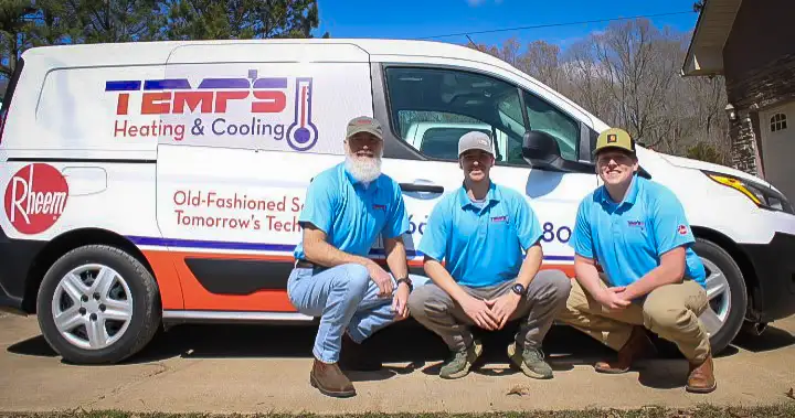 Call Temp's Heating & Cooling for experienced technicians and a van fully stocked with HVAC parts.